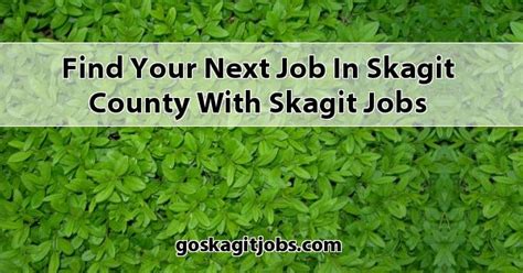 skagit craigslist jobs|skagit county job listings.